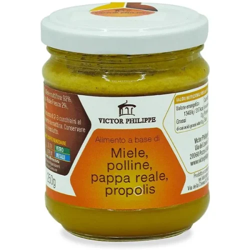 Med, peľ, materská kašička a propolis  250 gr