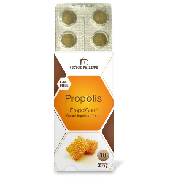 11051-PROPOLGUM-W Propolis Propolgum žuvačky 11 g (10 žuvačiek po 1,1 g)