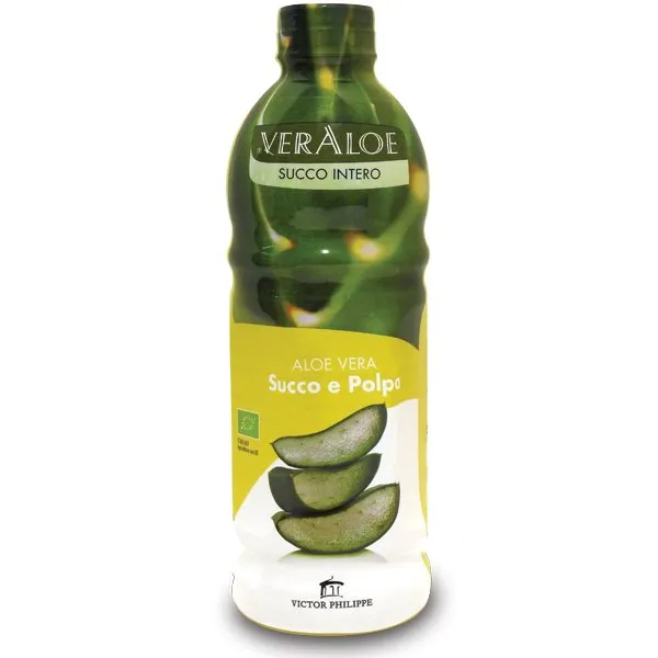 VerAloe čistý Aloe Vera nápoj 99,9% s dužinou  Bio  1000 ml