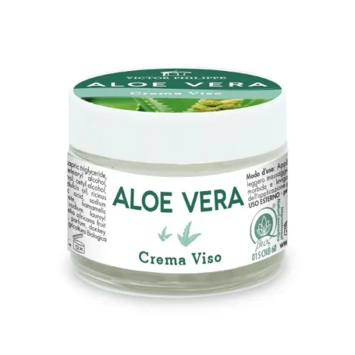 Upokojujúci regeneračný krém na tvár s aloe vera Bio   50 ml
