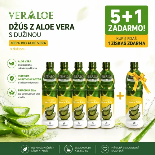 Aloe Vera nápoj s dužinou bio