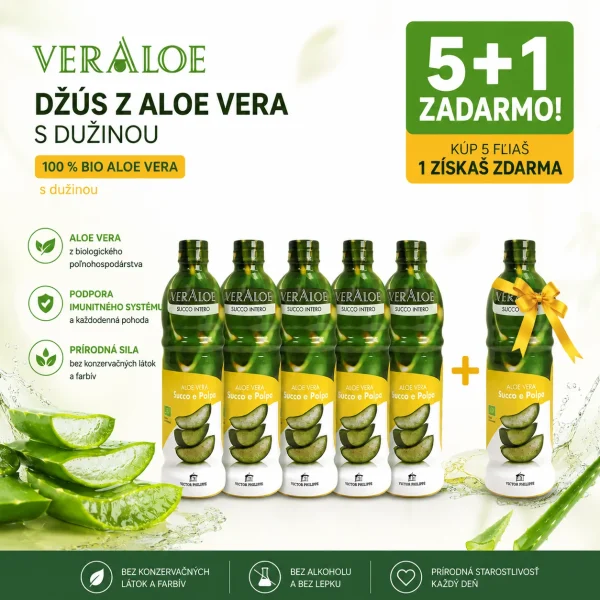 Aloe Vera nápoj s dužinou bio
